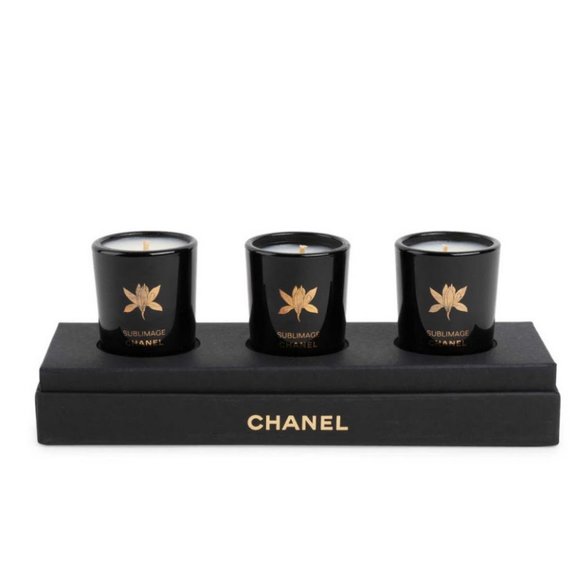 CHANEL Other - 🎉HOST PICK🎉CHANEL Sublimage 3 Piece Scented Candle Set